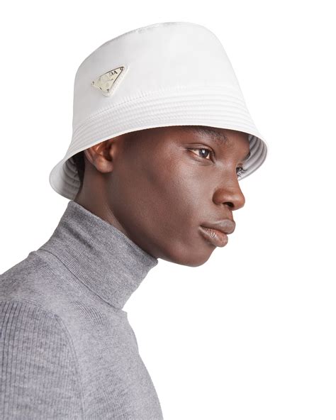 white prada hat